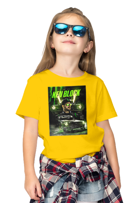 Children's t-shirt with prints Ken Block. Ken block. 2070702