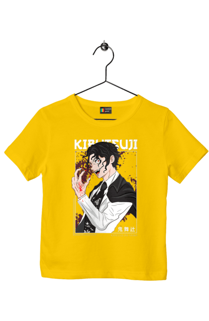 Children's t-shirt with prints Demon Slayer Muzan. Anime, demon slayer, eternal paradise faith, kimetsu no yaiba, manga, muzan, twelve kizuki, upper rank six. 2070702