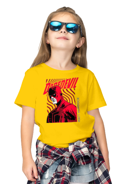 Children's t-shirt with prints Daredevil. Daredevil, lawyer, marvel, matt murdock, superhero, television series, tv series. 2070702