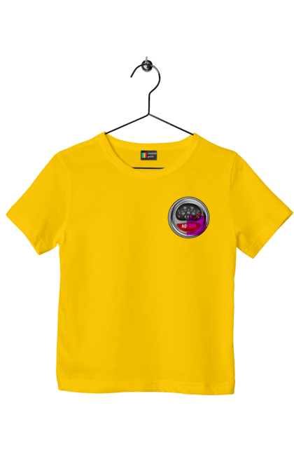 Children's t-shirt with prints Hot rod. Bike, biker, biker club, bikers club, brother, brutal, dude, hot asphalt, hot horse, hot rod, motorcycle, motorcyclist, real man, road 50, road 66, road 80, roads of america, roads of ukraine, roads we choose, speed, take, thirst for speed. 2070702