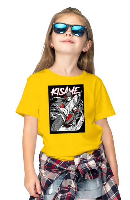 Children's t-shirt with prints Naruto. Anime, character, kisame hoshigaki, manga, naruto, ninja, tv series. 2070702