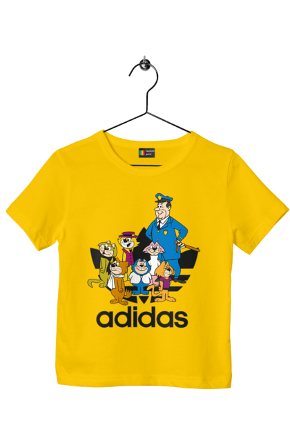 Футболка дитяча з принтом "Adidas Top Cat". Adidas, top cat, адідас, кіт, коти, мульт, мультсеріал. 2070702