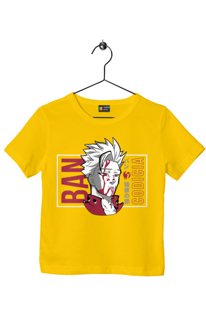 Children's t-shirt with prints Seven deadly sins Ban. Anime, ban, manga, seven deadly sins. 2070702