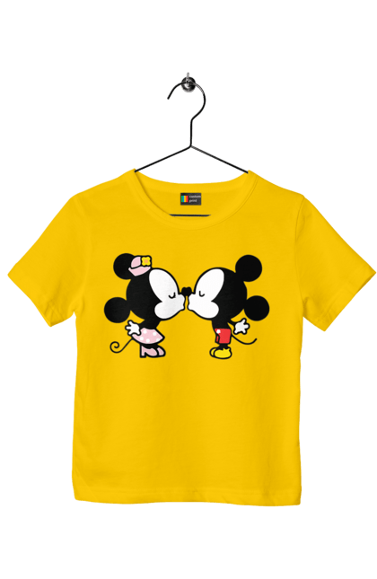 Children's t-shirt with prints 38. Cartoon, disney, mickey, mickey mouse, minnie mouse. 2070702