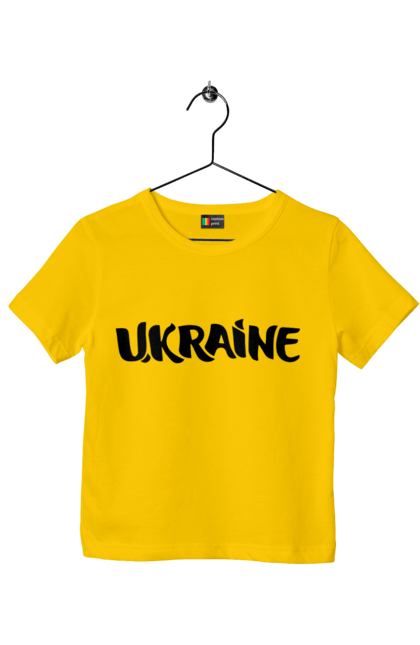 Футболка дитяча з принтом "Україна". Вітчизна, країна, україна. 2070702