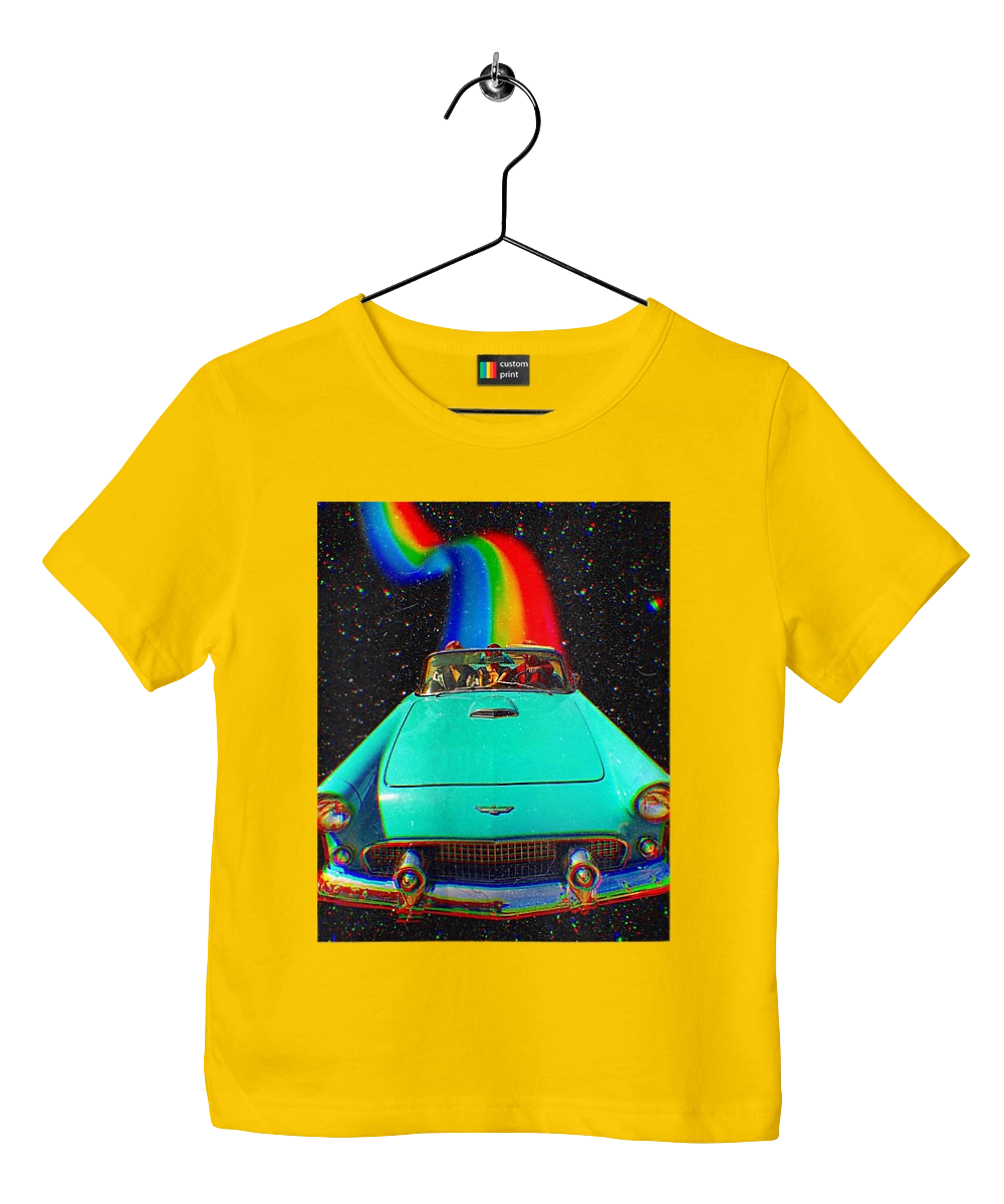 Картина, машина в космосе