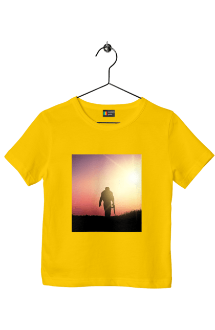 Children's t-shirt with prints Patriot. Patriot, patriotism, ukraine, ukrainian, victory. 2070702