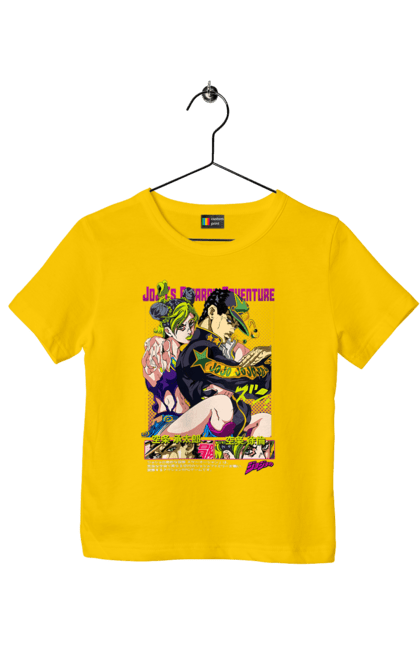 Children's t-shirt with prints JOJO Jolyne Cujoh. Anime, jojo, jojo`s bizarre adventure, jojo’s bizarre adventure, jolyne cujoh, manga. 2070702