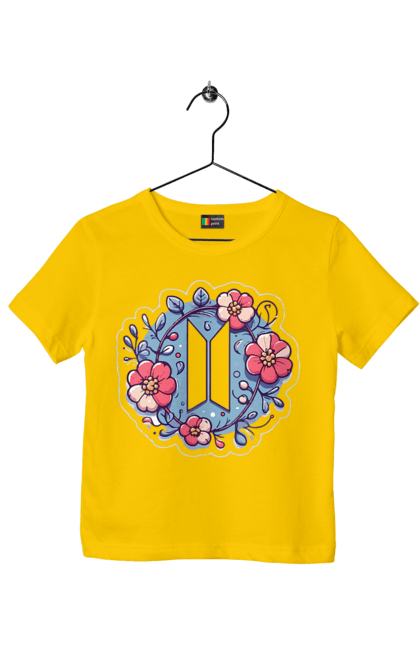 Children's t-shirt with prints BTS. Beyond the scene, bts, group, k pop, k-pop, music, musical group. 2070702