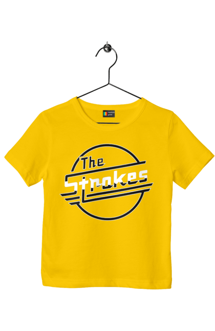 Футболка дитяча з принтом "The Strokes". Strokes, альтернативний рок, гаражний рок, група, інді, інді рок, музика, постпанк ривайвл, рок. 2070702