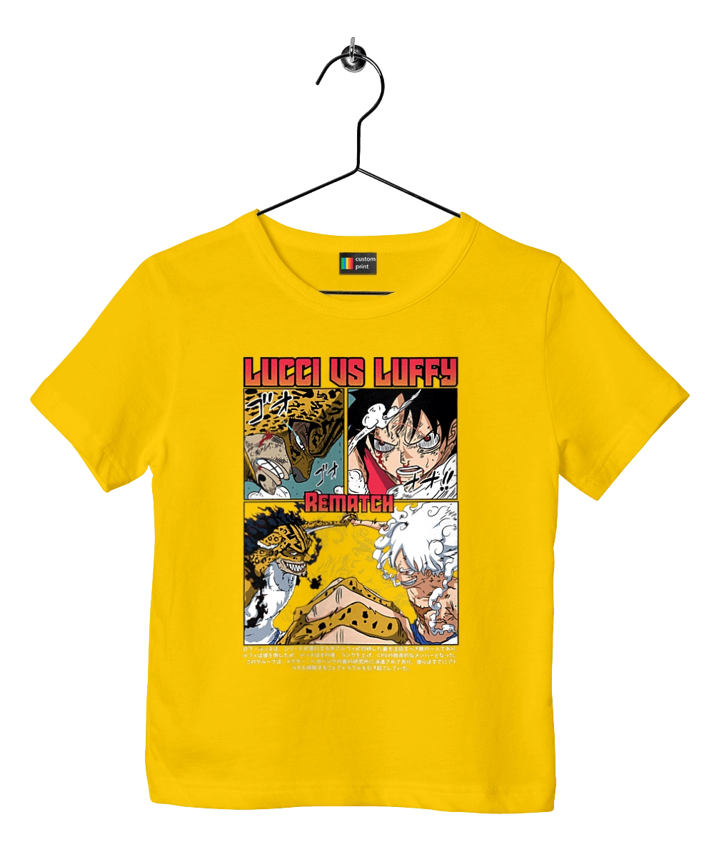 One Piece Rob Lucci and Luffy