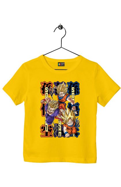 Футболка детская с принтом Жемчуг дракона. Anime, dragon ball, goku, manga, vegeta, аниме, вегета, гоку, жемчуг дракона, манга. 2070702