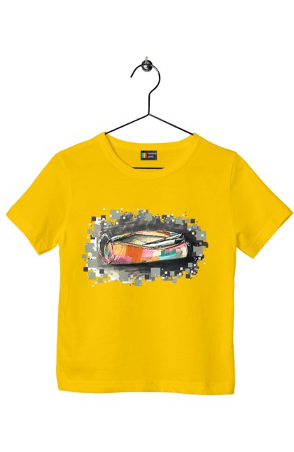 Футболка детская с принтом Пенал Авторский рисунок. Канцтовары, карандаш, пенал, рисунок, рисунок от руки, ручка, школа, эксклюзив. 2070702