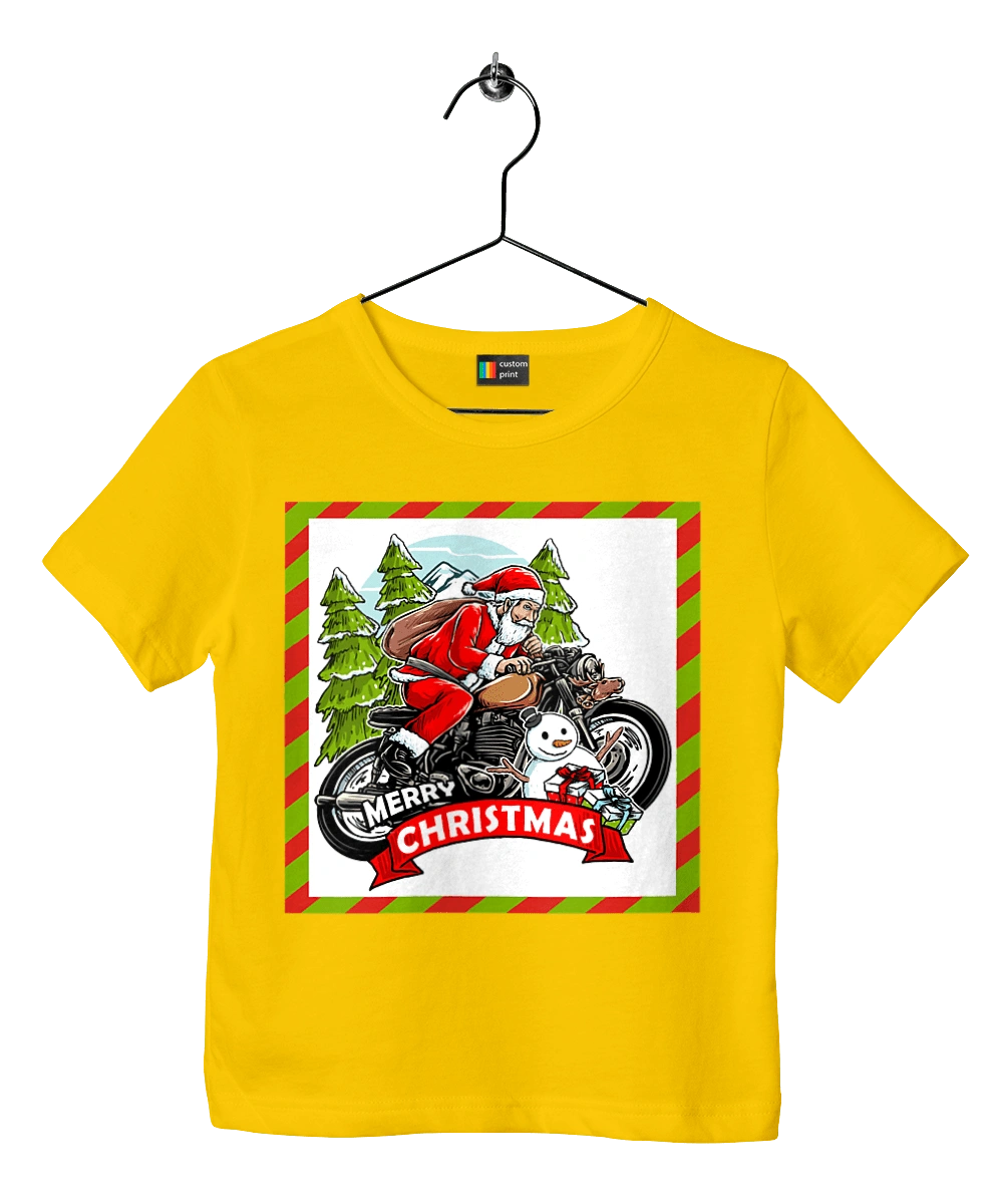 Santa on a motorcycle