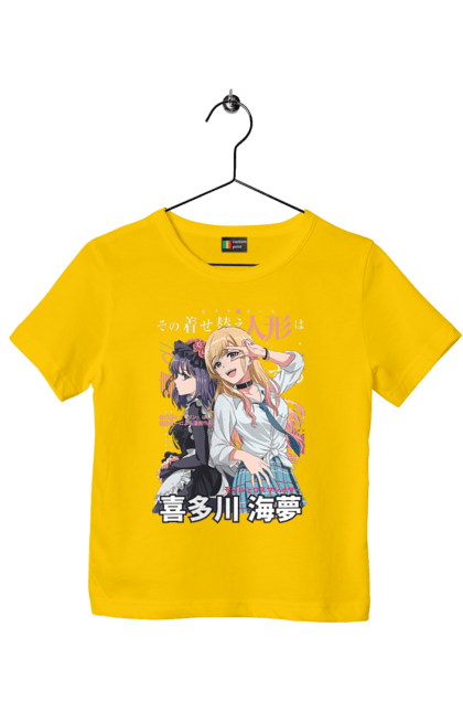 Children's t-shirt with prints My Dress Up Darling. Anime, gyaru, manga, marin kitagawa, marine, my dress-up darling, porcelain doll. 2070702