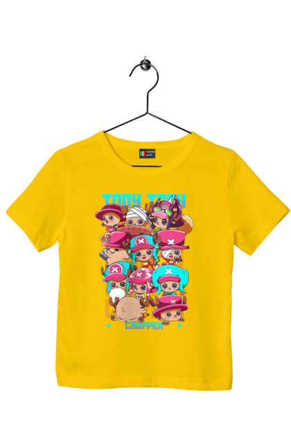 Children's t-shirt with prints One Piece Tony Tony Chopper. Adventures, anime, fantasy, light novel, manga, one piece, tony tony chopper, tv series. 2070702