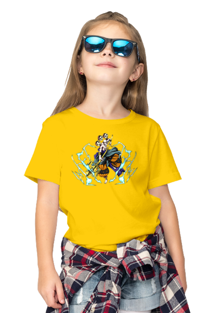 Children's t-shirt with prints One Piece Enel. Anime, enel, god, manga, one piece, straw hat pirates. 2070702